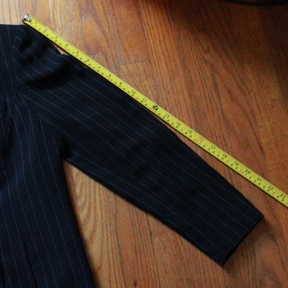 Vintage Kasper ASL Petite Pinstripe Blazer Jacket - Picture 5 of 6